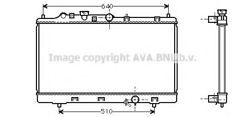 PRASCO MZ2153 Radiator, engine cooling